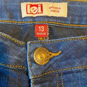 Lei Jeggings, Juniors size 13 NEW